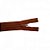 ZIPER NYLON IMPORTADO 18 CM  MARROM C/10 - Imagem 3