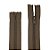 ZIPER NYLON IMPORTADO 18 CM  MARROM C/10 - Imagem 1