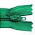 ZIPER NYLON IMPORTADO 18 CM  VERDE C/10 - Imagem 3