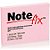 BLOCO ADESIVO 3M 76X102MM ROSA 3M NOTE FIX 100F - Imagem 1