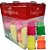 BORRACHA PLASTICA FABER C/CAPA C/24 NEON - Imagem 3
