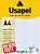 PAPEL A-4 180G GRANITO AZUL C/50F USAPEL 7891634250120 - Imagem 1