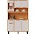 Kit de Cozinha Nápoles 1.20m – Cinamomo/Off White - Imagem 1