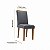 Conjunto Mesa Sala Jantar Luna Com Tampo Madeirado Com Vidro Canto Copo 180cm + 6 Cadeiras Athenas - Imagem 3
