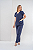 Scrub / Pijama Hospitalar Básico Azul Marinho - Imagem 1