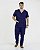 Scrub / Pijama Hospitalar Básico Masculino Azul Marinho - Imagem 2