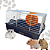 Gaiola para Hamster Roedores com roda giratória - Imagem 1