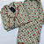 Pijama Americano Longo Xadrez com Maças - Imagem 2