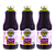Kit 3 Suco De Uva Bordô Integral Orgânico Organovita 1 L - Imagem 1