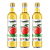 Kit 3 Vinagre De Maçã Orgânico Acidez 4,2% Organobío 500 ml - Imagem 1