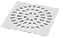 GRELHA QUADRADA BRANCA 100MM KRONA - Imagem 1