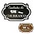 Kit 10 Placas Decorativas Aplique Cantinho do Churrasco Preto com Branco em MDF - Imagem 1