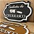 Kit 10 Placas Decorativas Aplique Cantinho do Churrasco Preto com Branco em MDF - Imagem 5