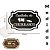 Kit 10 Placas Decorativas Aplique Cantinho do Churrasco Preto com Branco em MDF - Imagem 4