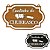 Kit 10 Placas Decorativas Aplique Cantinho do Churrasco Caramelo com Branco em MDF - Imagem 1
