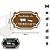 Kit 10 Placas Decorativas Aplique Cantinho do Churrasco Caramelo com Branco em MDF - Imagem 4