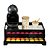 Kit 10 Bandejas Com 2 Gavetas Embutida Porta 80 Cápsulas Preta Dolce Gusto Três Corações Nespresso MDF - Imagem 1