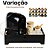 Kit 10 Bandejas Com 2 Gavetas Embutida Porta 80 Cápsulas Preta Dolce Gusto Três Corações Nespresso MDF - Imagem 10