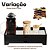 Kit 10 Bandejas Com 2 Gavetas Embutida Porta 80 Cápsulas Preta Dolce Gusto Três Corações Nespresso MDF - Imagem 11