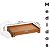 Kit 10 Bandejas Porta 40 Capsulas Embutido Cantinho do Café Caramelo com Logo em MDF - Imagem 4