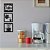 Kit 10 Apliques Decorativos Cantinho do Café Coffee 3 peças Quadros Vazados em MDF Preto - Imagem 7