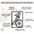 Kit 10 Apliques Quadros Decorativos Bicicleta Com Flores em MDF Preto - Imagem 3