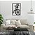Kit 10 Apliques Quadros Decorativos Bicicleta Com Flores em MDF Preto - Imagem 8