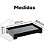 Kit 10 Bandejas Preta de Acrílico Espelhado Preto Para Porta 40 Capsulas com Gaveta Embutida em MDF - Imagem 4