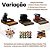 Kit 10 Bandejas Porta 24 Capsulas Espelhada com Gaveta Organizadora Marrom Cantinho do Café em MDF - Imagem 12