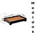 Kit 10 Bandejas Porta 40 Capsulas Gaveta Embutida Dolce Gusto Preta com Amadeirado Caramelo em MDF - Imagem 4