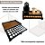 Kit 10 Bandejas Porta 40 Capsulas Gaveta Embutida Dolce Gusto Preta com Amadeirado Caramelo em MDF - Imagem 8