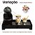 Kit 10 Bandejas Porta 40 Capsulas Gaveta Embutida Dolce Gusto Preta com Amadeirado Caramelo em MDF - Imagem 11