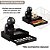 Kit 10 Bandejas Cantinho do Cafe Com Gaveta Embutida e Porta 24 Capsulas Preta Lisa em MDF - Imagem 8