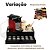 Kit 10 Bandejas Porta 24 Capsulas Espelhada com Gaveta Organizadora Preta Cantinho do Café em MDF - Imagem 11
