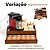 Kit 10 Bandejas Porta 24 Capsulas Espelhada com Gaveta Organizadora Caramelo Cantinho do Café em MDF - Imagem 11