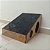 Kit 10 Arranhadores para Gatos Cachorros com Carpete Preto Rampa em MDF - Imagem 2