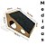 Kit 10 Arranhadores para Gatos Cachorros com Carpete Preto Rampa em MDF - Imagem 4