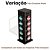 Kit 10 Torres Organizadoras Porta Cápsulas Vertical Preta Giratória em MDF - Imagem 13
