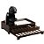 Kit 10 Bandejas Com 2 Gavetas Embutida Porta 80 Cápsulas Marrom Espelhada Dolce Gusto Três Corações Nespresso MDF - Imagem 14