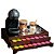 Kit 10 Bandejas Com 2 Gavetas Embutida Porta 80 Cápsulas Marrom Espelhada Dolce Gusto Três Corações Nespresso MDF - Imagem 1