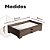 Kit 10 Bandejas Com 2 Gavetas Embutida Porta 80 Cápsulas Marrom Espelhada Dolce Gusto Três Corações Nespresso MDF - Imagem 4