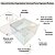 Kit 10 Caixas de Acrílico Organizadora Universal Porta Cápsulas Multiuso Transparente 16x16 - Imagem 3