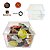 Kit 10 Caixas de Acrílico Organizadora Universal Porta Cápsulas Multiuso Transparente 16x16 - Imagem 6