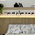 Kit 10 Apliques Decorativos Por Onde For Quero Ser Seu Par Preto em MDF - Imagem 2