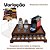 Kit 10 Bandejas Porta 40 Capsulas Embutido Cantinho do Café Caramelo Três Corações em MDF - Imagem 11