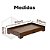 Kit 10 Bandejas Porta 40 Capsulas Embutido Marrom Cantinho do Café Decorativa Três Corações em MDF - Imagem 4