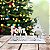 Kit 10 Enfeites Porta Bombom Feliz Natal Lembrancinha Fim de ano em MDF Branco - Imagem 6