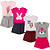 KIT COM 4 CONJUNTOS DE VERÃO PARA MENINAS - Imagem 2