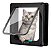 Porta de Passagem Petlon Cães e Gatos - Preta  27 5Cm X 24 5Cm - Imagem 2