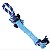 Brinquedo Mordedor Corda Rubber Blue Dental Alça Bone Resist para Cães - Imagem 1
